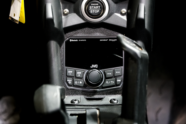 Can-Am® X3 JVC KD-MR1BTS Lower Head Unit Mount | UTVS-X3-HUMT-LW-JVC - Dunes 2 Dezert SXS