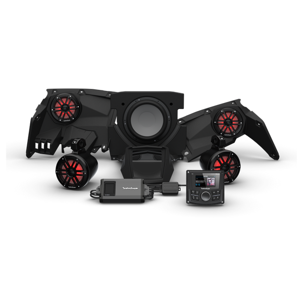UTV audio systems — complete kits, speaker pods, sound bars and subwoofers | Dunes 2 Dezert
