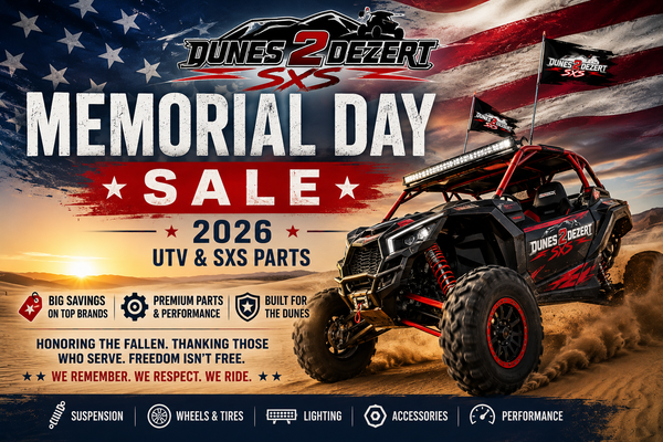 2026 Memorial Day UTV & SXS Parts Sale