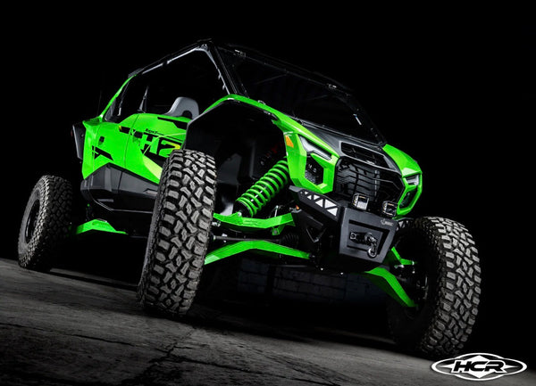 HCR Racing long travel suspension on Kawasaki Teryx H2 | Dunes 2 Dezert