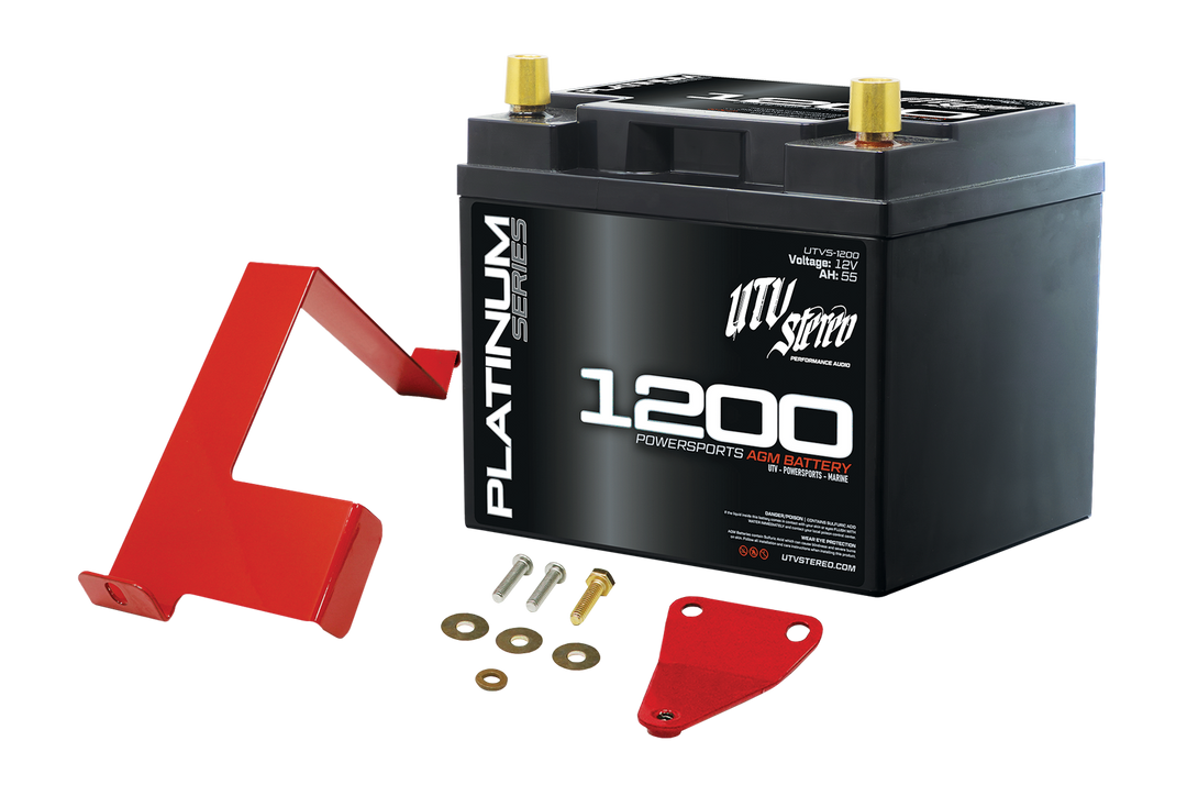 Can-Am X3 AGM battery upgrade kit for UTV audio and accessories | Dunes 2 Dezert