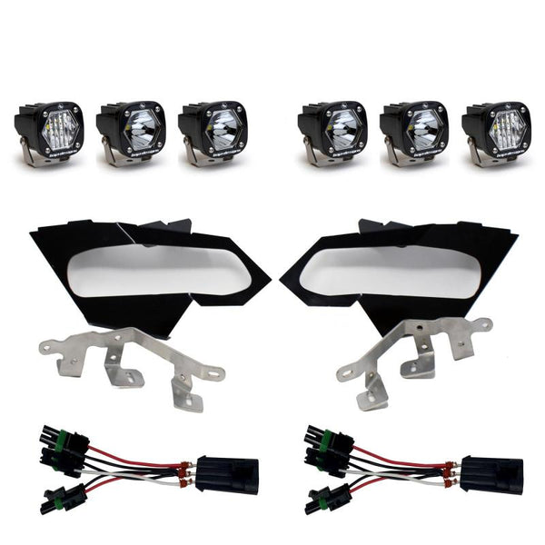 Baja Designs S1 LED headlight kit for Can-Am X3 UTV