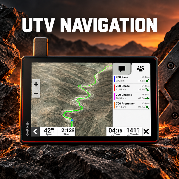Garmin Tread XL off-road GPS displayed for the UTV navigation collection