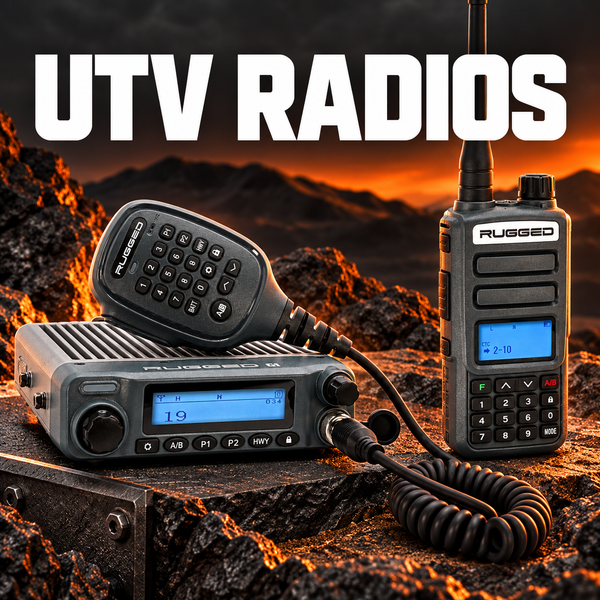 UTV mobile and handheld radios for off-road group communication