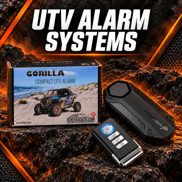 UTV alarm systems with motion alarm and remote control