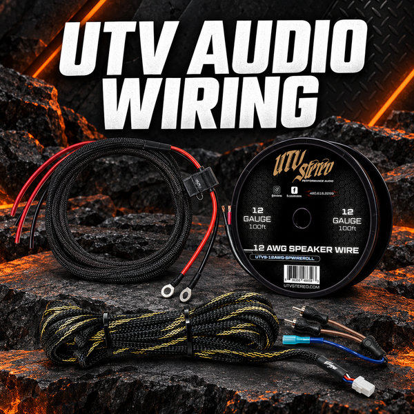 UTV audio wiring, power harnesses and speaker wire