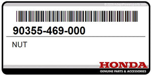 Honda Nut 90355-469-000 – Genuine OEM Fastener - Dunes 2 Dezert SXS