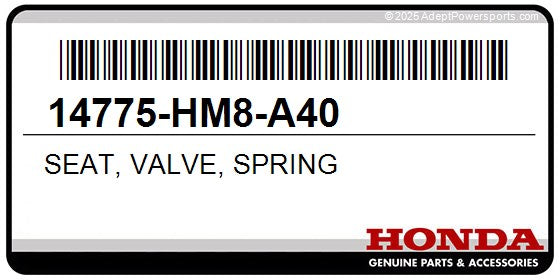 Honda OEM Valve Spring Seat 14775-HM8-A40 TRX250 Recon/X - Dunes 2 Dezert SXS