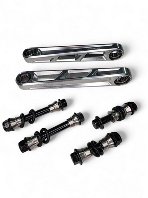 Elektric Off Road clear anodized billet front sway bar links for Can-Am Maverick R - product photo 3