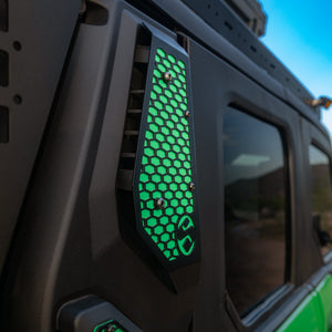 Polaris Xpedition Side Vent Covers | SDR Overlay Plates - Dunes 2 Dezert SXS