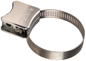 Hose Clamp Cage Mount Silver