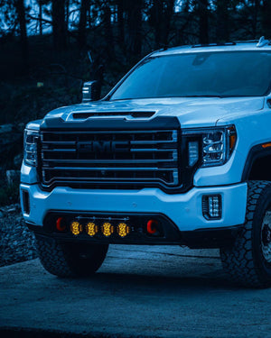 V-ULTRA Series | 5 Inch 172W LED Side Shooter Amber Pod Lights with Amber DRL - Dunes 2 Dezert SXS