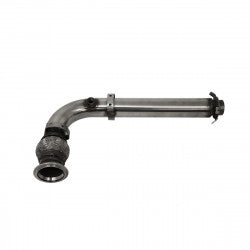 MBRP Can-Am Maverick X3 Turbo Race Front Pipe, T304 stainless steel, Performance Series, aggressive sound