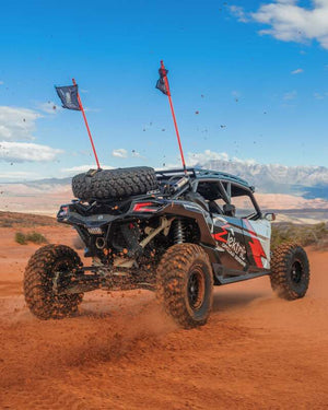 Elektric Off Road clear anodized high clearance billet radius rods for 72-inch Can-Am Maverick X3 RS - product photo 10