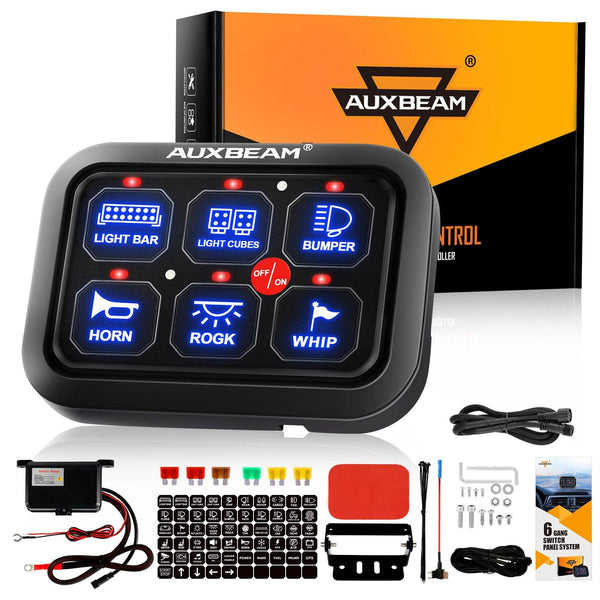 Single Series 6/8 Gang LED Switch Panel,Off Road Light Controller - Dunes 2 Dezert SXS