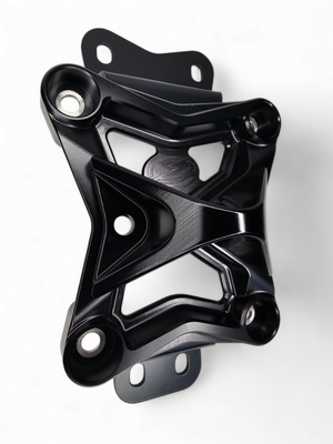 Elektric Off Road black 10-bolt billet radius rod plate with tow hook for Can-Am Maverick X3 - product photo 5