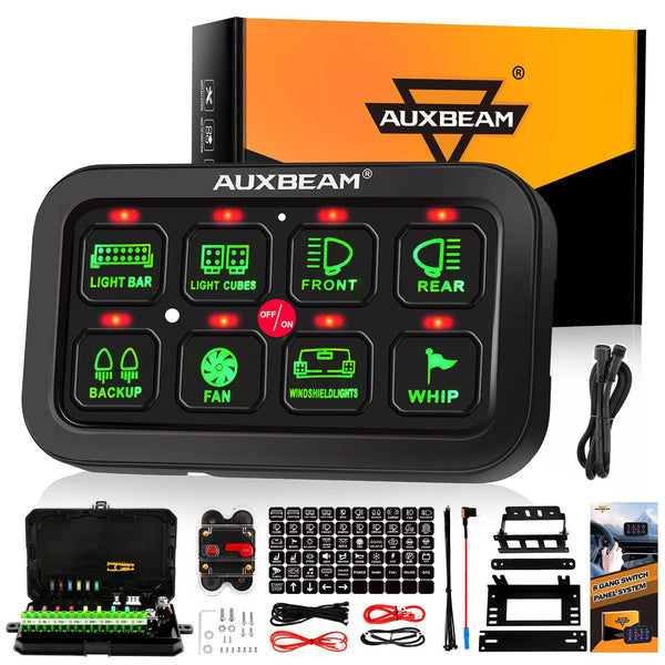 Single Series 6/8 Gang LED Switch Panel,Off Road Light Controller - Dunes 2 Dezert SXS