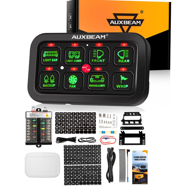 Single Series 6/8 Gang LED Switch Panel,Off Road Light Controller - Dunes 2 Dezert SXS