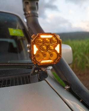 CUBE-Z 4” Combo LED Pod Lights with DRL & Turn Signal - Dunes 2 Dezert SXS