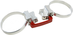 Quick Release Fire Extinguishr Mount W/3.0" Clamps Chrome