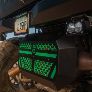 Polaris Xpedition Exhaust Cover | SDR Aluminum - Dunes 2 Dezert SXS