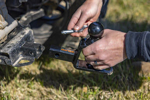 3 Way 1.25" Receiver Hitch With 2" Ball And Hook