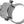 Led Rechargeable Dome Light Silver