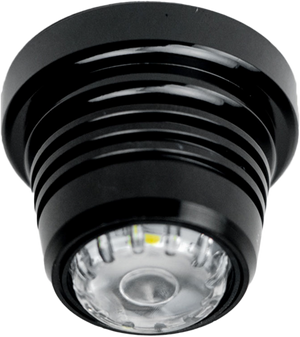 Stick On Led Dome Light Usb Rechargeable  Black