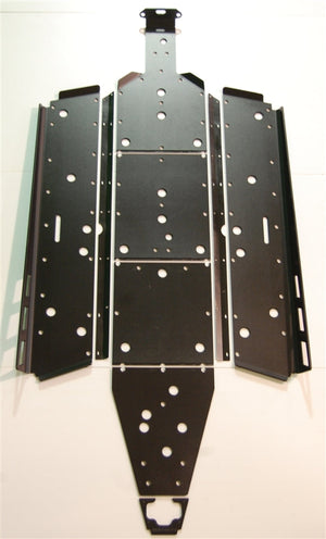 Polaris RZR 4 900 & S 4 1000 Skid Plates w/ Sliders - Dunes 2 Dezert SXS
