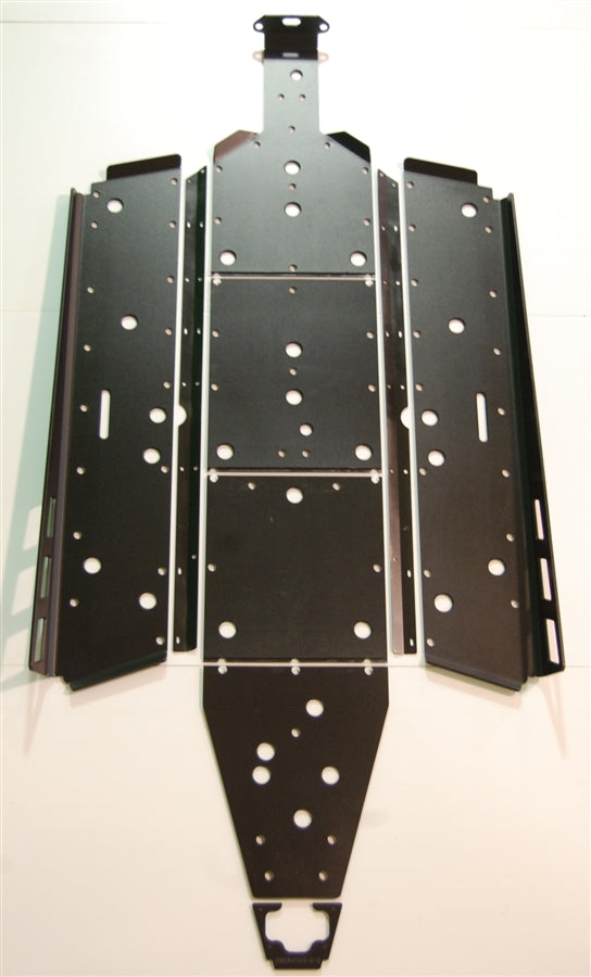 Polaris RZR 4 900 & S 4 1000 Skid Plates w/ Sliders - Dunes 2 Dezert SXS