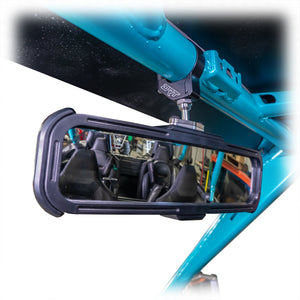 Universal UTV Convex Center Mirror by DRT Motorsports - Dunes 2 Dezert SXS