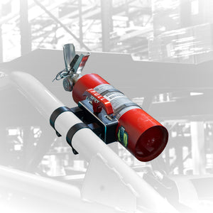 DRT Universal SXS Fire Extinguisher Mount - Dunes 2 Dezert SXS