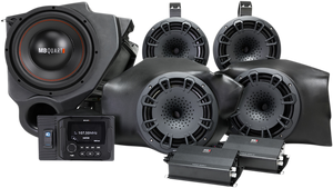 MB QUART 800W Audio System - 4 Speakers 2 Amplifiers - RZR MBQR-STG5-2