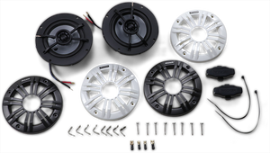 KICKER All-Weather 4" 2-way 2 Ohm Speakers 45KM42