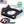 KFI UTV plow push tube cradle, black powder-coated steel