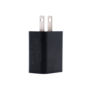 Rugged Radios dual USB-A wall adapter with LED charge indicator for charging two USB powered devices at once