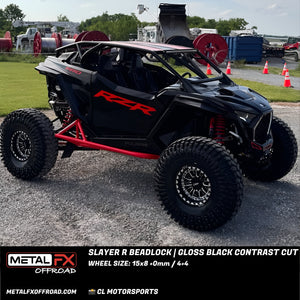 Slayer R Beadlock | Gloss Black Contrast Cut - Dunes 2 Dezert SXS