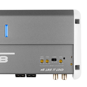 DS18 2-Channel Class-D Amp Full-Range 2x 250 Watts RMS at4 ohm IP55 Waterproof Rating