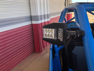 D2D Side View Mirrors with LED Lights for UTVs - Dunes 2 Dezert SXS