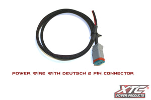 3′ power wire with Deutsch DT06-2S connector and 14-gauge wiring by XTC Power Products