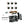 KC HiLiTES Cyclone V2 LED - Rock Light - 6-Light System - Clear - 5W Flood Beam