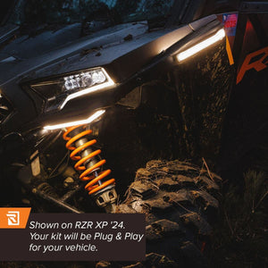 RAVEK White Apex Running Lights for Polaris RZR Pro R - Dunes 2 Dezert SXS