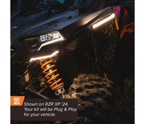 RAVEK White Running Lights - Yamaha Wolverine - Dunes 2 Dezert SXS