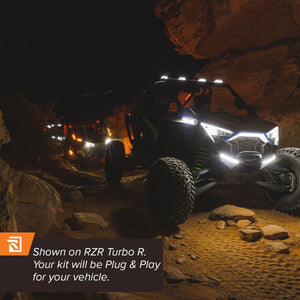 RAVEK White Running Lights for Can-Am Maverick R - Dunes 2 Dezert SXS