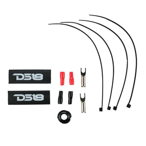 DS18 8-GA Amplifier Install Kit Advance- Red