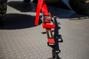 1.5″ x 10′ Ratchet Tie-Down with Soft-Tie (2 Pack) - Dunes 2 Dezert SXS
