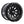 Alpha R Beadlock | Satin Black w/ Gloss Black Ring - Dunes 2 Dezert SXS