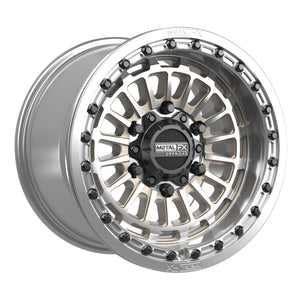 Metal FX Delta 6R Beadlock Raw UTV wheel, main product photo