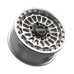 Metal FX Delta 6R Beadlock Raw UTV wheel, beadlock ring detail