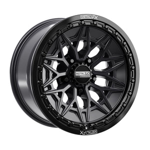 Alpha R Beadlock | Satin Black w/ Gloss Black Ring - Dunes 2 Dezert SXS